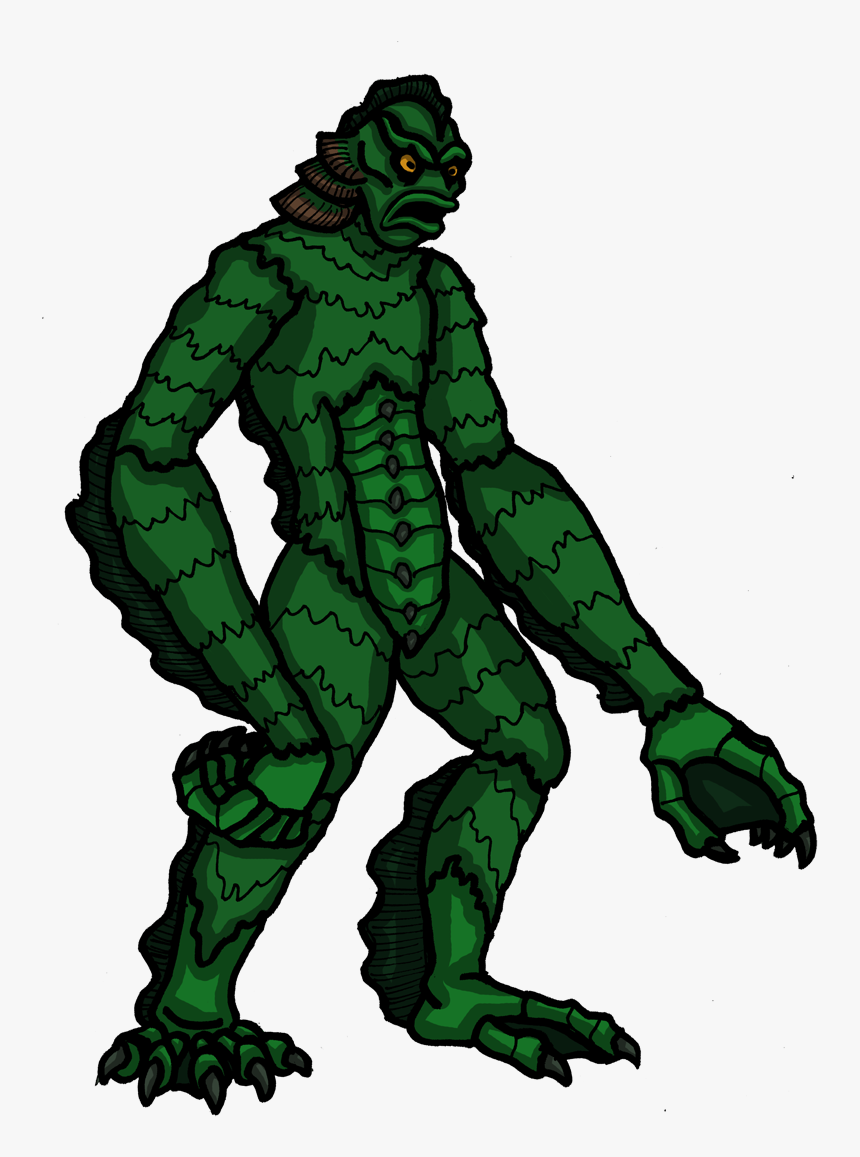 Gill Man - Illustration, HD Png Download