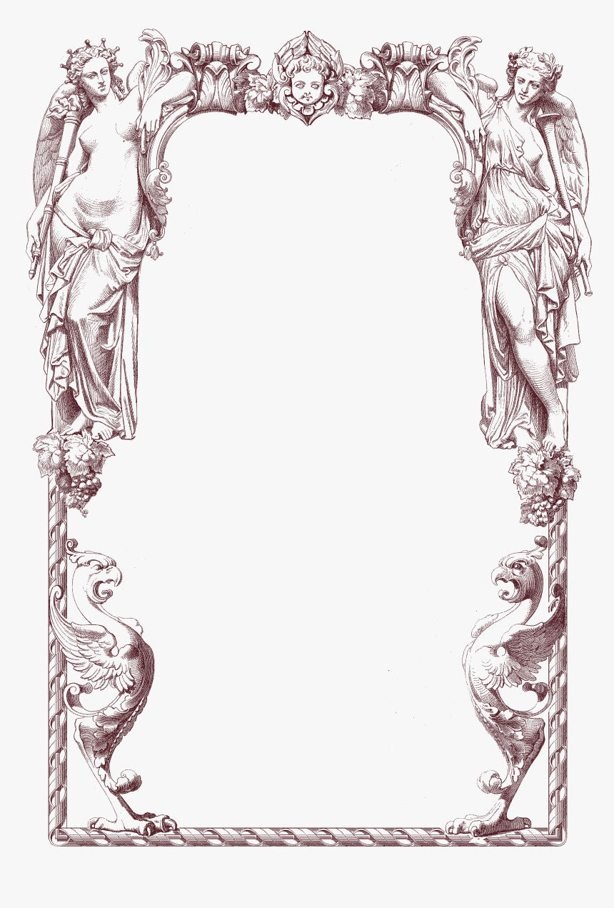 Transparent Swirl Frame Png - Пнг Рамка Для Фото Красивая, Png Download