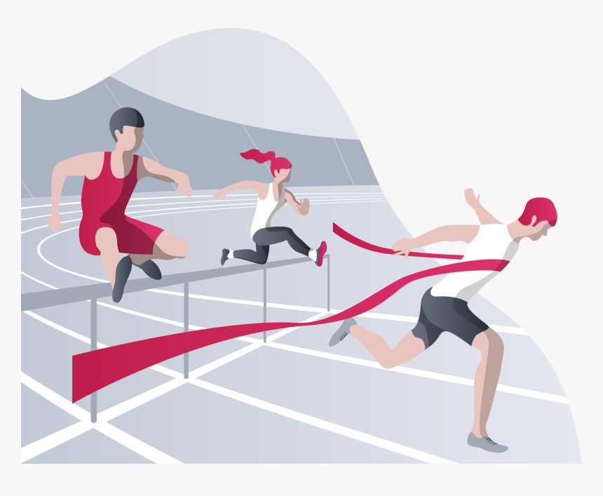 100 Metres Hurdles, HD Png Download