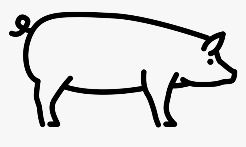 Noun Pig 591421 000000 - Clip Art, HD Png Download