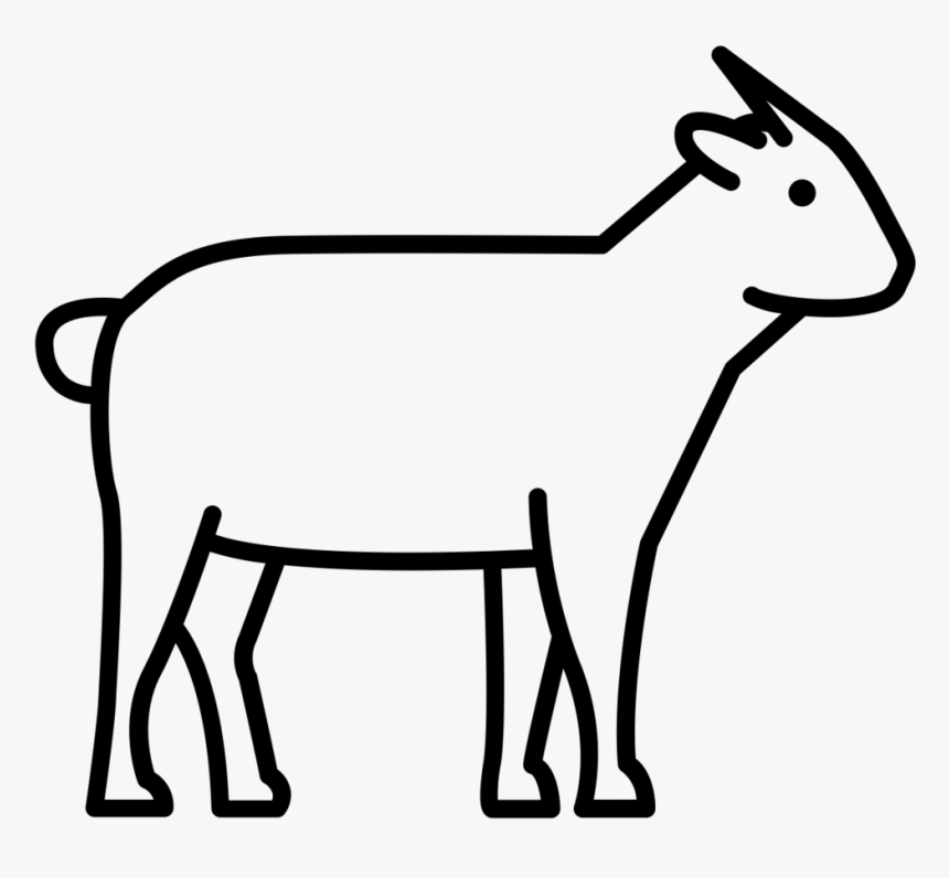 Noun Goat 1055007 000000 - Icon, HD Png Download