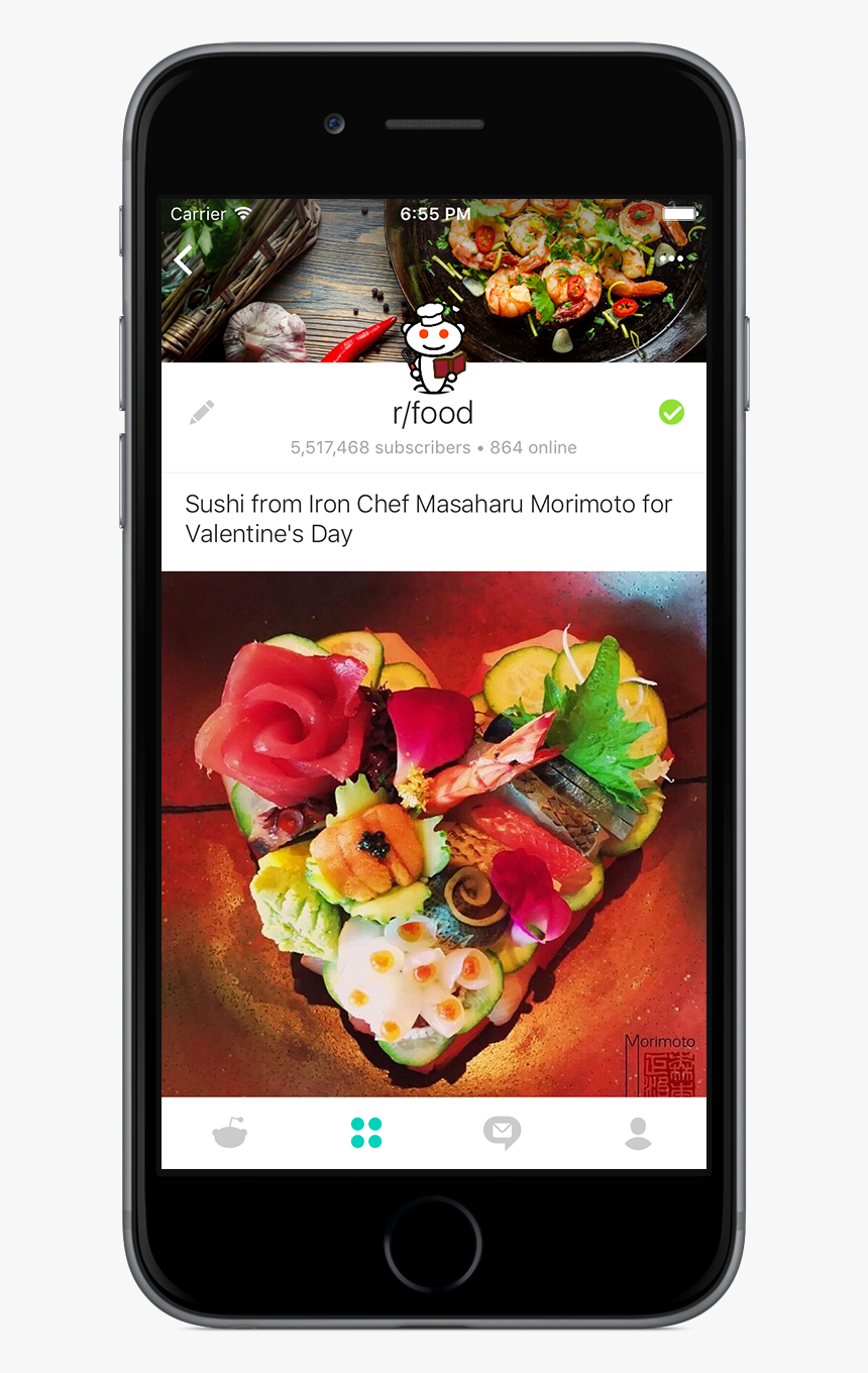 Reddit Mobile App, HD Png Download