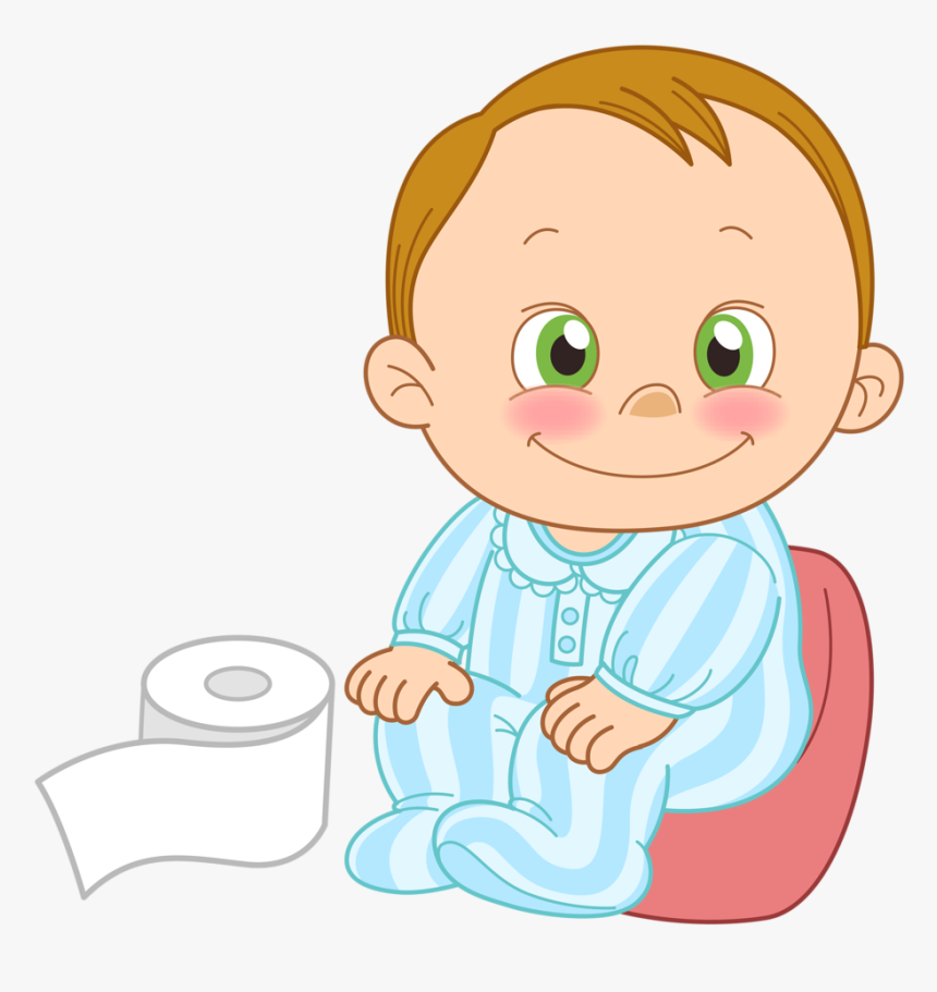 上 洗手间 卡通, HD Png Download