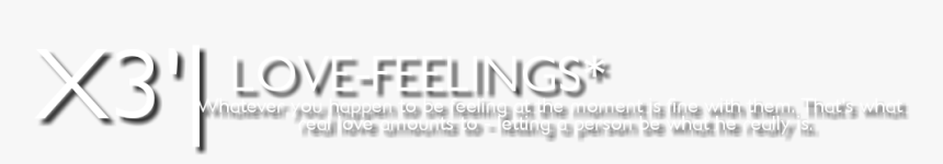 Love Feelings Png Text, Transparent Png