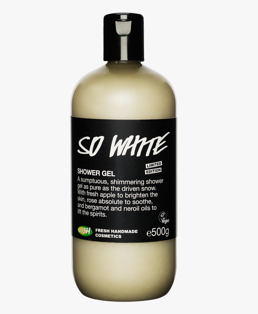 S0 White 500g Bottle Web Lush Shower Gel, Lush Soap, - Two-liter Bottle, HD Png Download