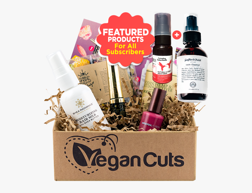 Vegan Cuts Beauty Box Cruelty Free Beauty And Makeup - Beauty Boxes, HD Png Download