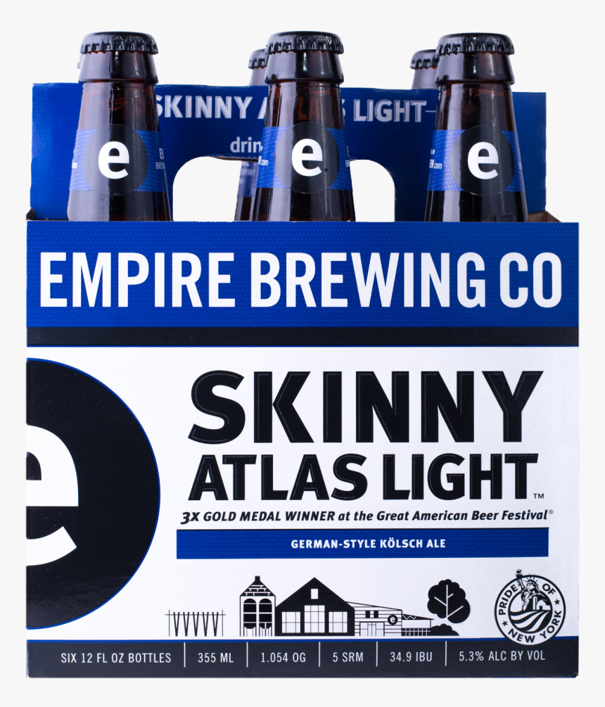 Skinny 6pack - Empire Skinny Atlas Light, HD Png Download
