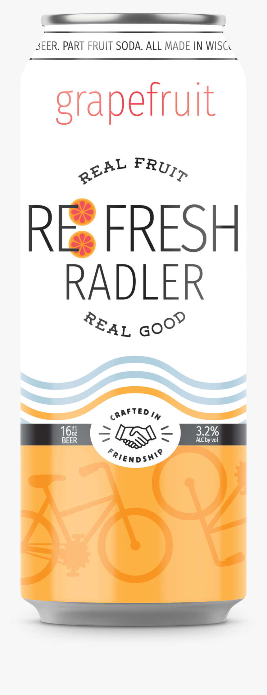 Refresh Radler Beer, HD Png Download