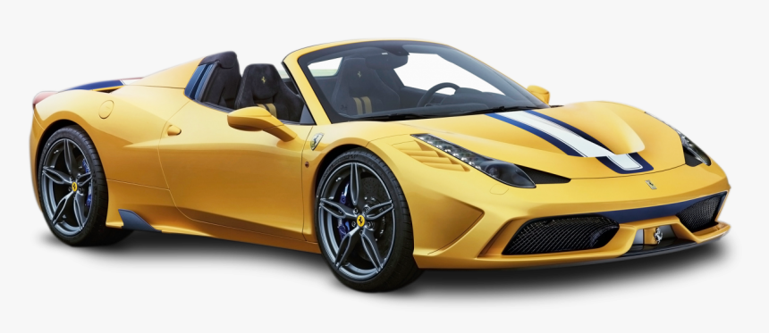Yellow Ferrari 458 Speciale Car Png Image - 458 Italia Speciale, Transparent Png