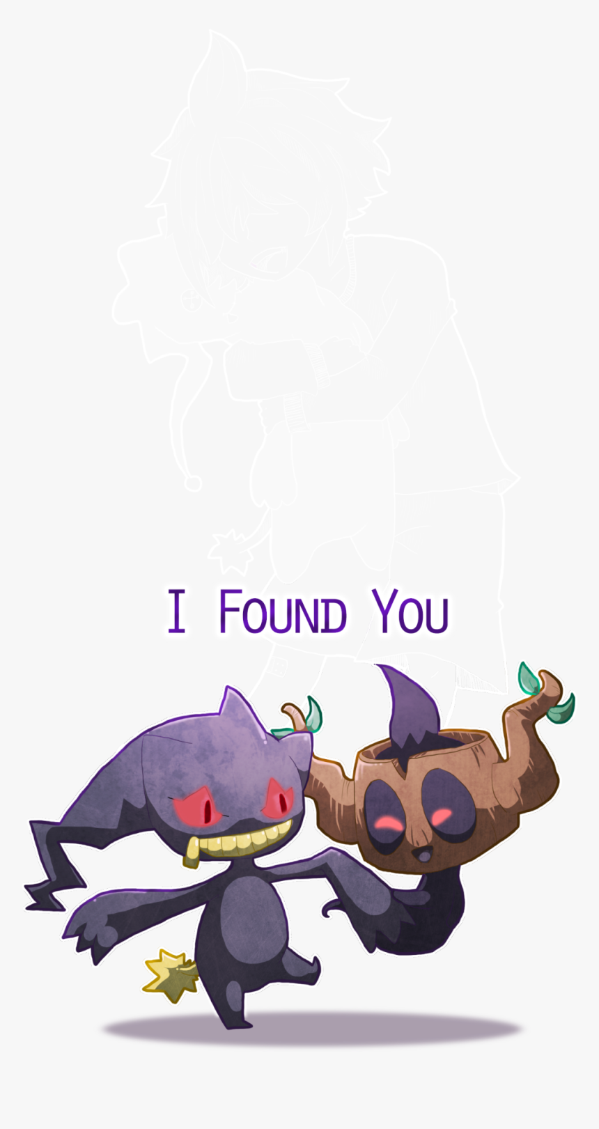 Pokemon Banette And Phantump, HD Png Download