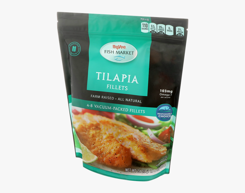 Hy Vee Fish Market Tilapia Fillets 24oz, HD Png Download , Transparent