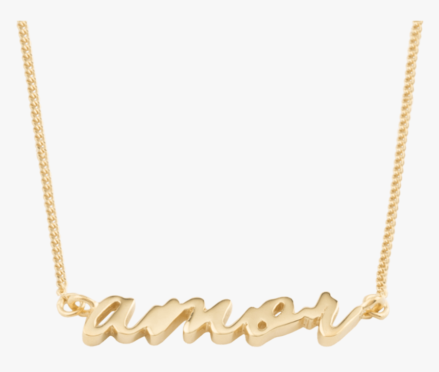 Transparent Amor Png - Necklace, Png Download