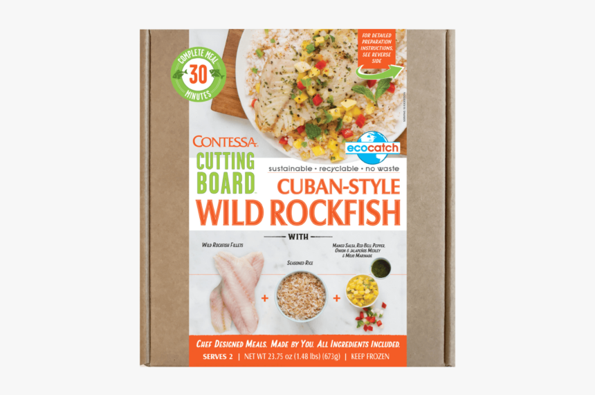 Contessa Cutting Board Meals, HD Png Download