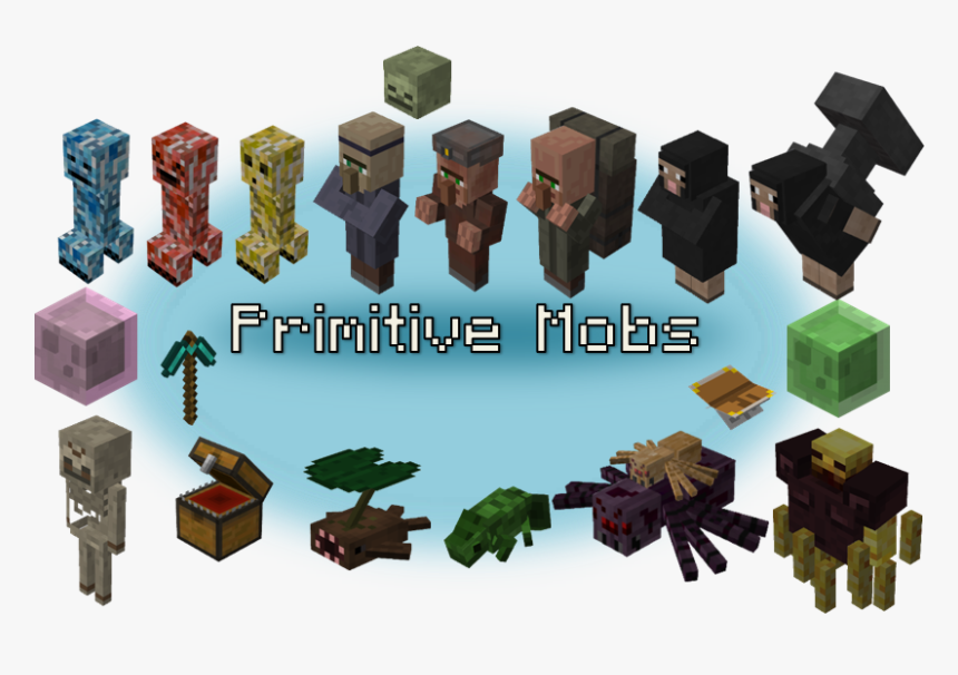 Primitive Mobs 1.12 2, HD Png Download