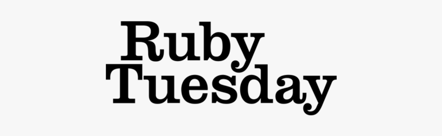 Rt Logo Black - Ruby Tuesday Coupons, HD Png Download