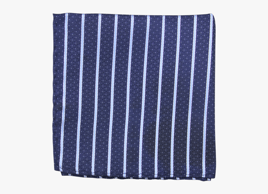 Colour Basis Navy And Light Stripe Pocket Square, HD Png Download