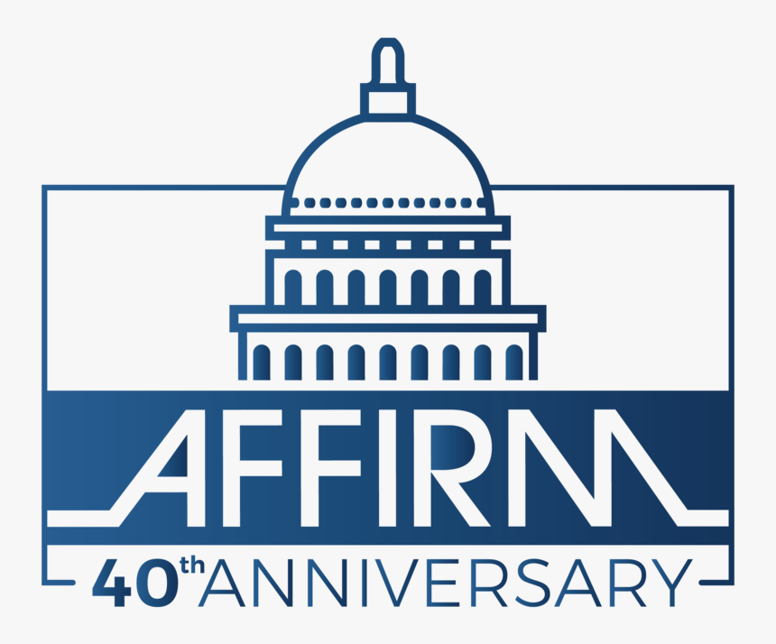 Affirm Graphics Logos 40anniversary Final - Graphic Design, HD Png Download