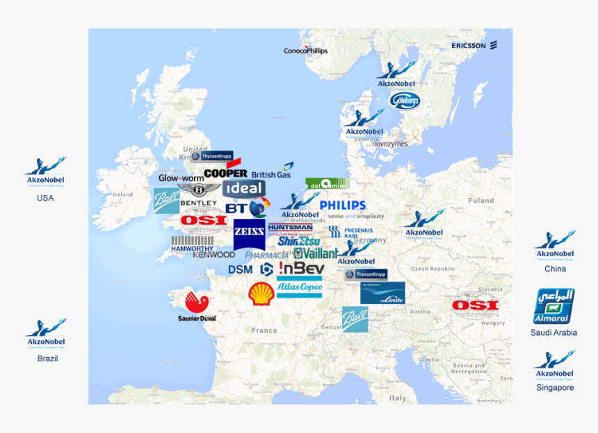 Our Client Base Is Concentrated In Europe, With Global, HD Png Download