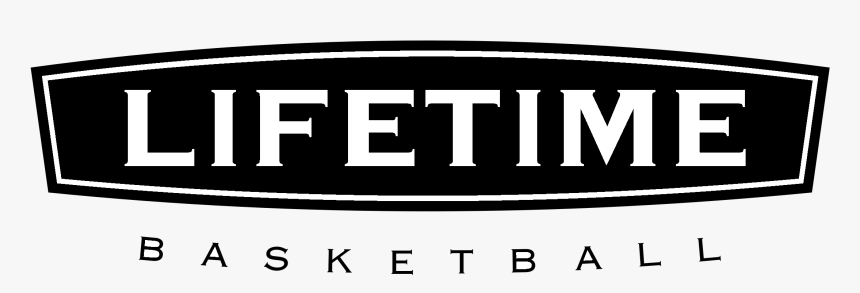 Lifetime Basketball Logo Black And White - Lifetime Basketball, HD Png Download