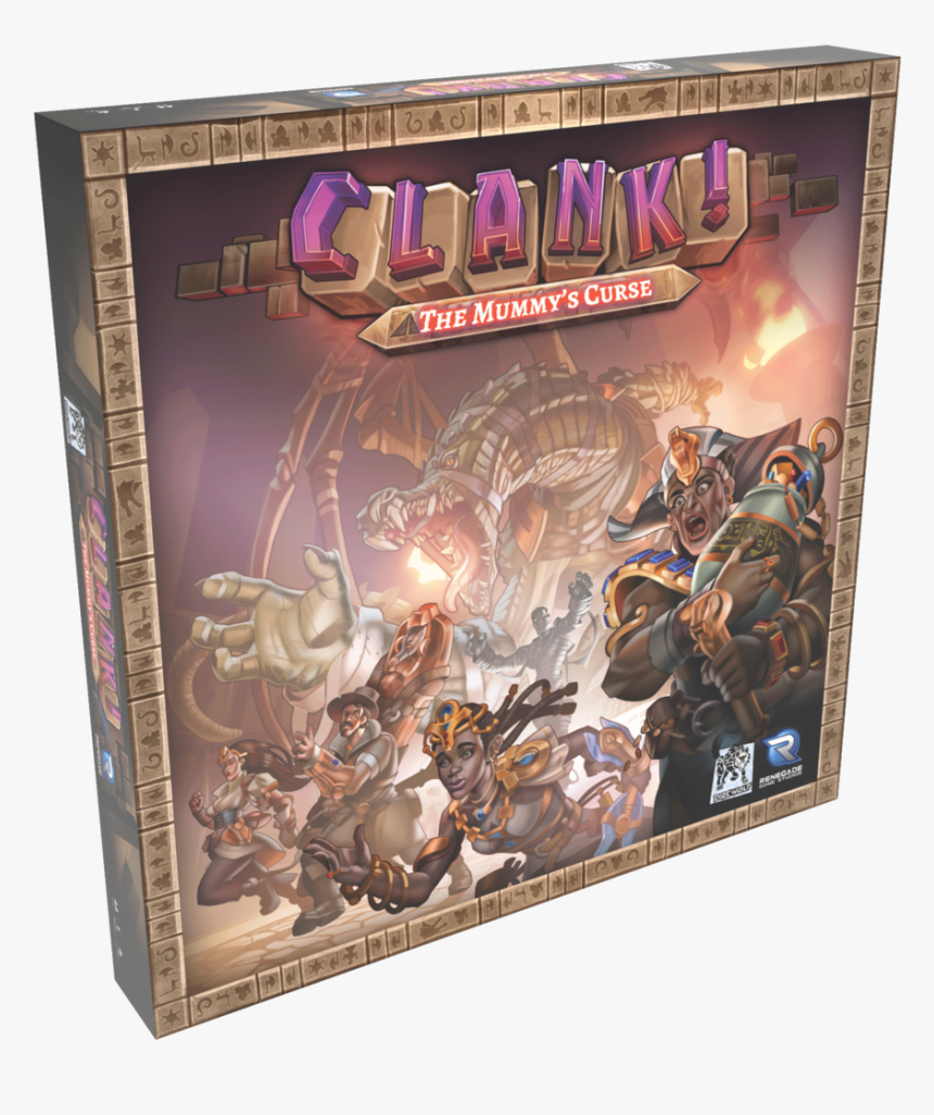 Mummys Curse 3d Small Square - Clank Board Game Expansion, HD Png Download