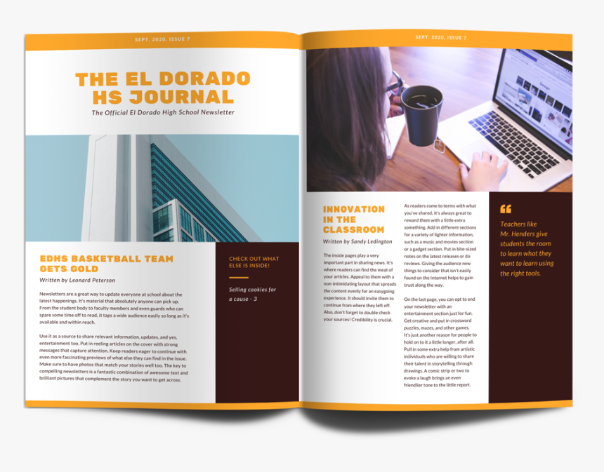 Newsletter Printing With Conquest Graphics - Flyer, HD Png Download