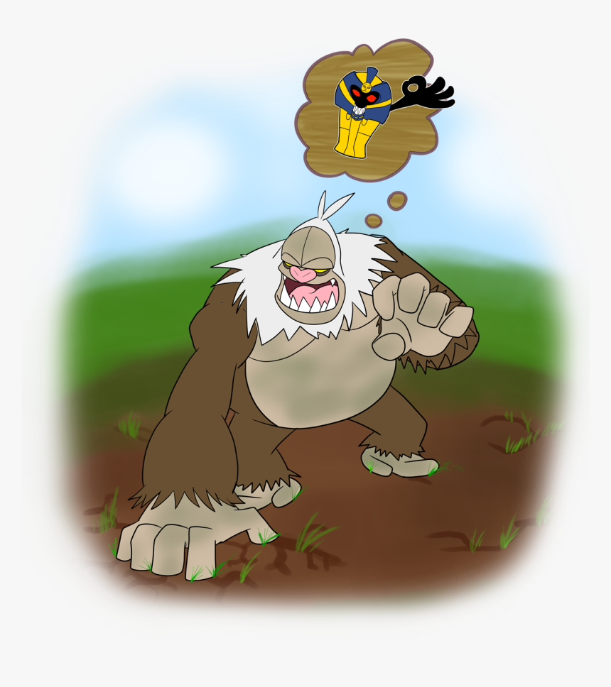Slaking W/ Mummy, HD Png Download
