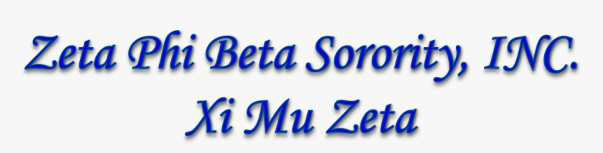 Zeta Phi Beta Sorority, Inc - Majorelle Blue, HD Png Download