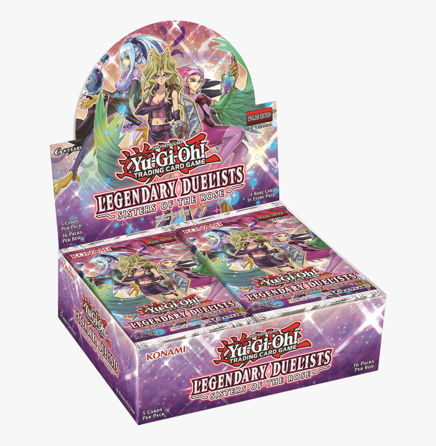 Transparent Yugioh Card Back Png - Legendary Duelists Sisters Of The Rose, Png Download