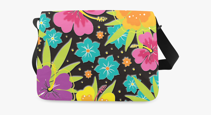 Flower Patch Messenger Bag - Handbag, HD Png Download