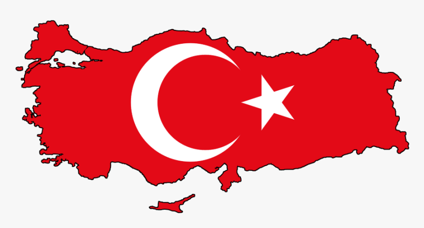 Turkish Flag Png File - Turkey Language, Transparent Png