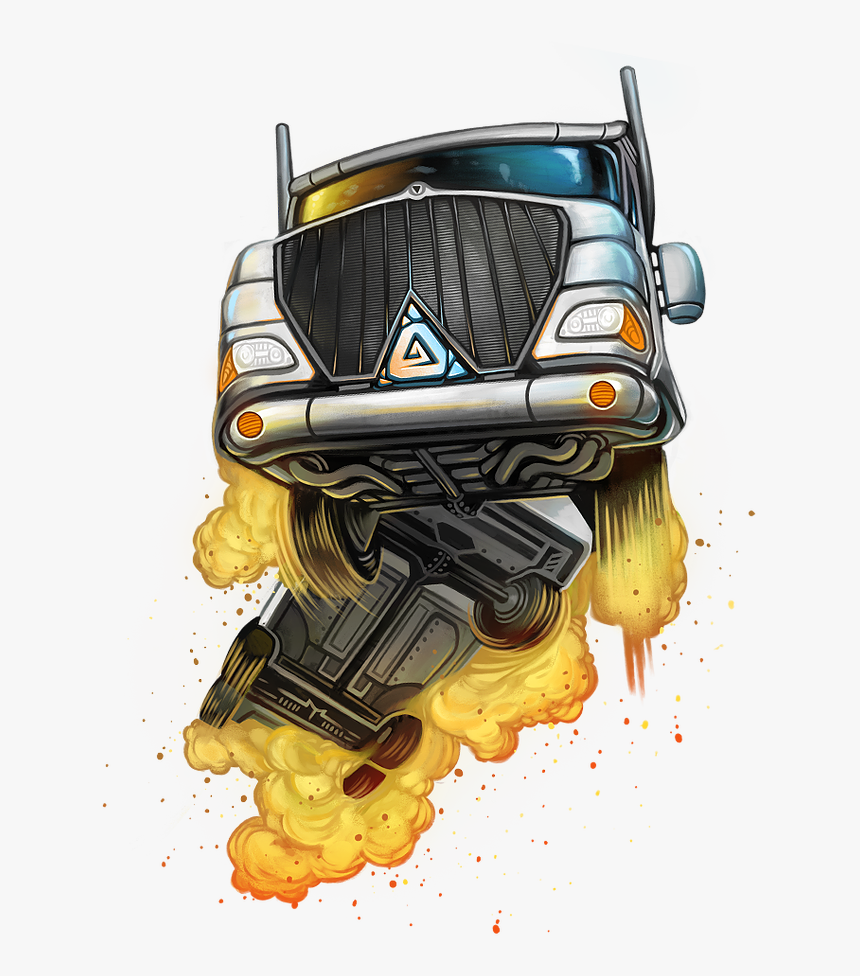 Cluster Truck Png, Transparent Png
