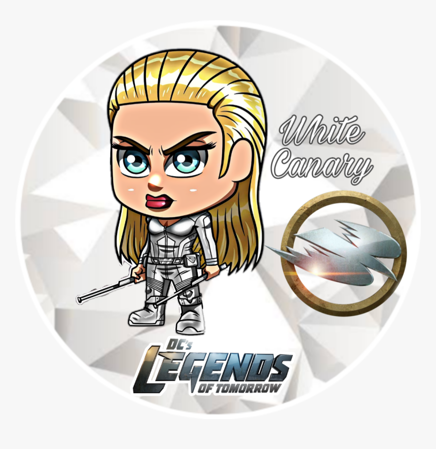 The White Canary Icon
 Dc Legends Of Tomorrow
sticker - Cartoon, HD Png Download