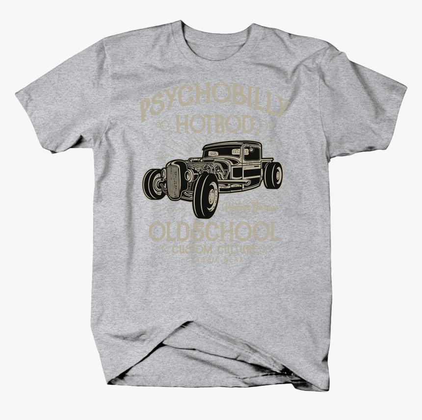 Vintage Custom Culture Psychobilly Hotrod Old School, HD Png Download