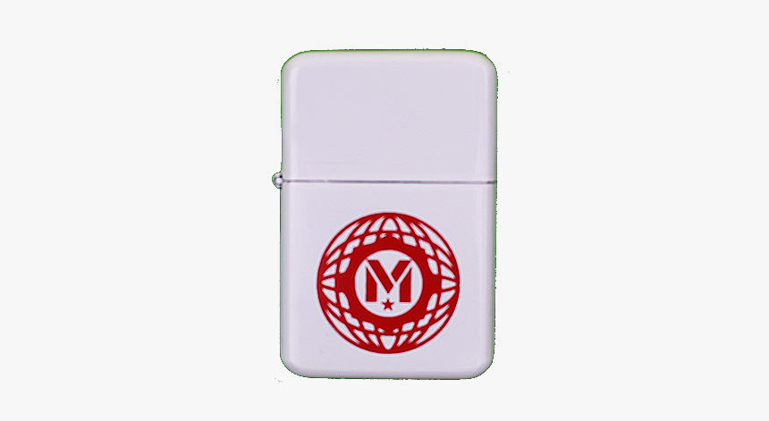 White Globe Logo Lighter - Gadget, HD Png Download