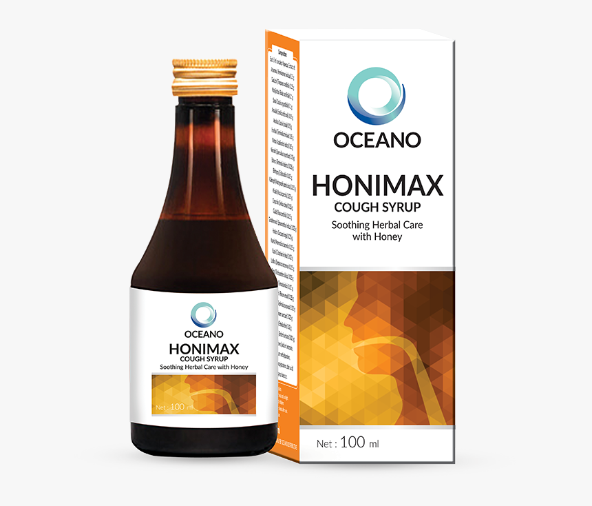 Cough Png -oceano Honimax Cough Syrup - Bottle, Transparent Png