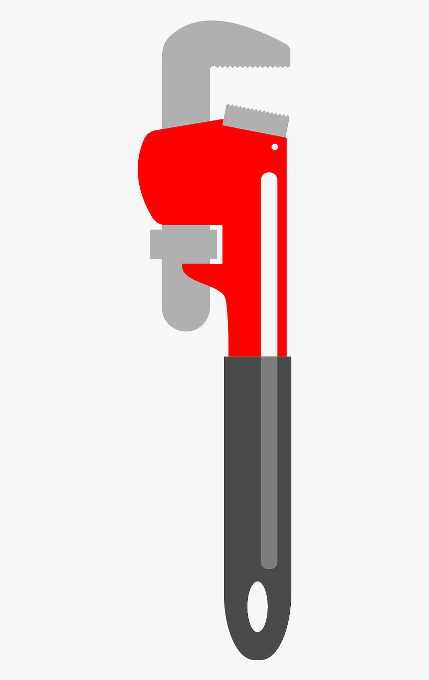 Pipe Wrench Pipe Tongs Png Image - Llave Para Tubos Dibujo, Transparent Png