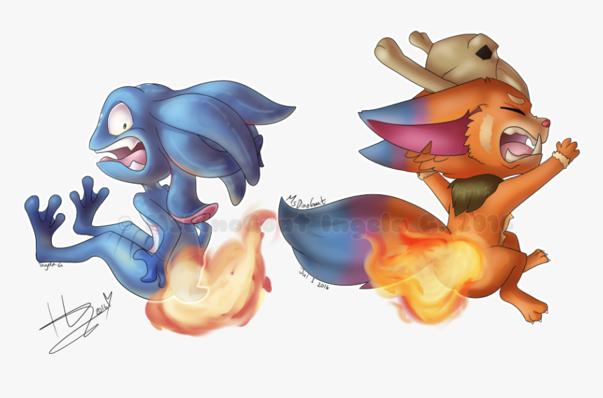 Lol Fizz X Gnar, HD Png Download