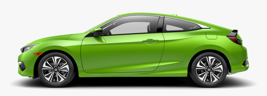 2018 Honda Civic Coupe Side Profile, HD Png Download