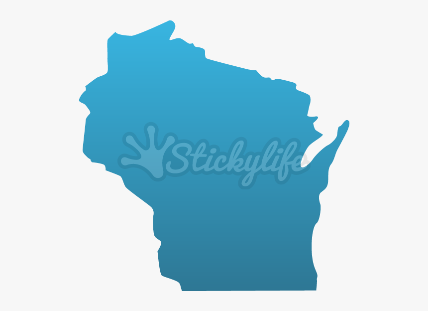 Illinois Milwaukee Stencil Decal Flag Of Wisconsin - Wisconsin Black And White, HD Png Download