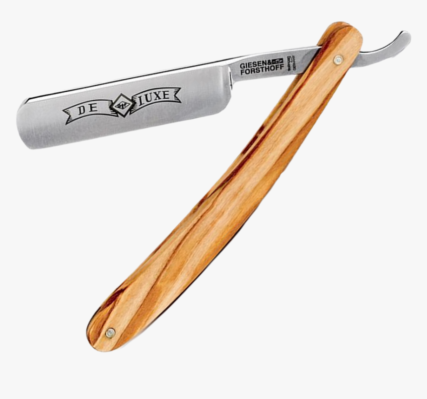 Straight Razor, Non Stainless Carbon-steel Blade 5/8 - Wood, HD Png Download