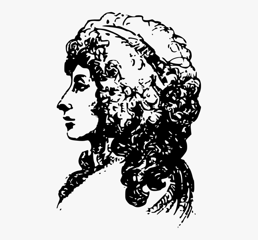 Profile Women Face Side, HD Png Download