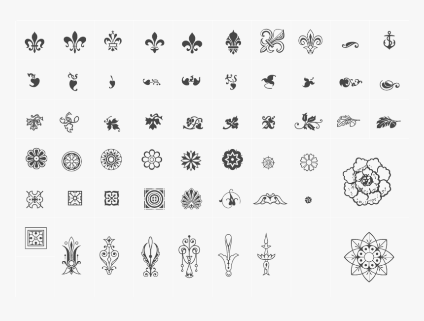 Vintage Embellishments Vector, HD Png Download