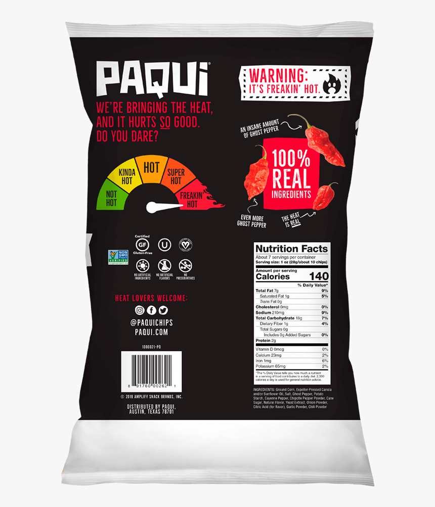 Paqui Fiery Chile Limon, HD Png Download