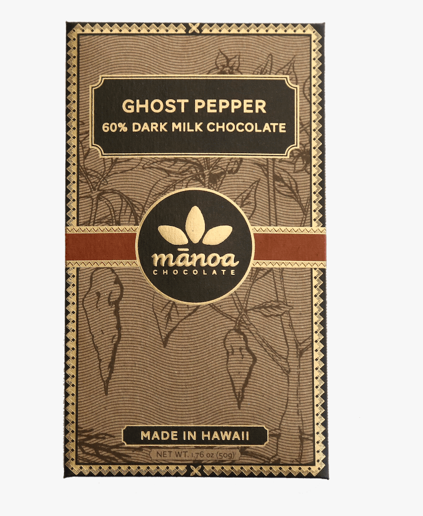 Ghost Pepper Bar 60% - Manoa Milk Chocolate, HD Png Download