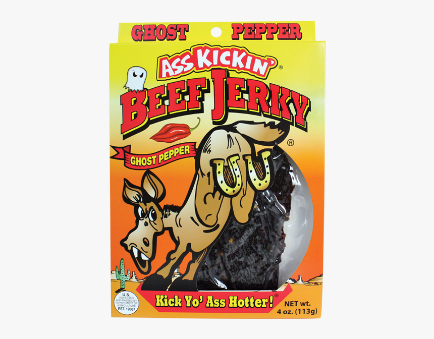 Ass Kickin Carolina Reaper Beef Jerky, HD Png Download