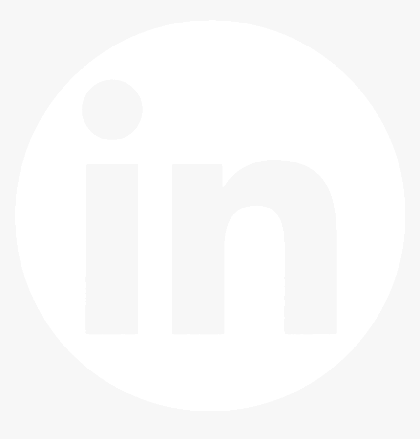 Linkedin Icon Png Black Linkedin Icon - Circle, Transparent Png