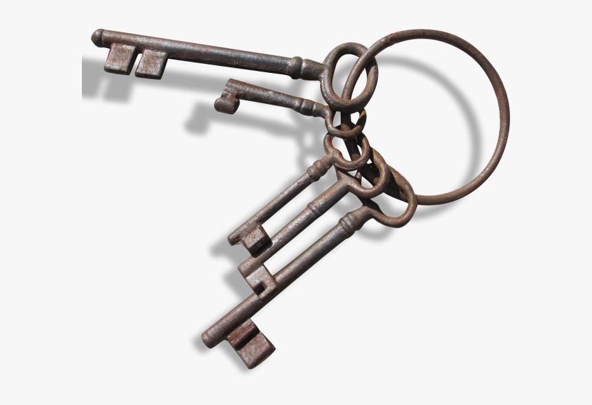 Clip Art Old Fashioned Keys, HD Png Download