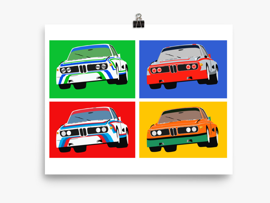Bmw E9 Csl Alpina, M Sport, Schnitzer, Etcc Designed - Bmw, HD Png Download