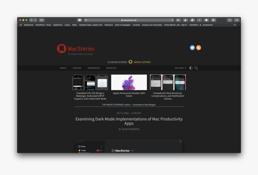 Safari Dark Mode Mojave, HD Png Download