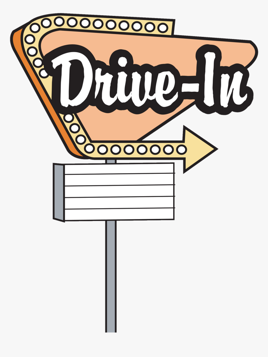 Clip Art - Drive In Movie Clipart, HD Png Download